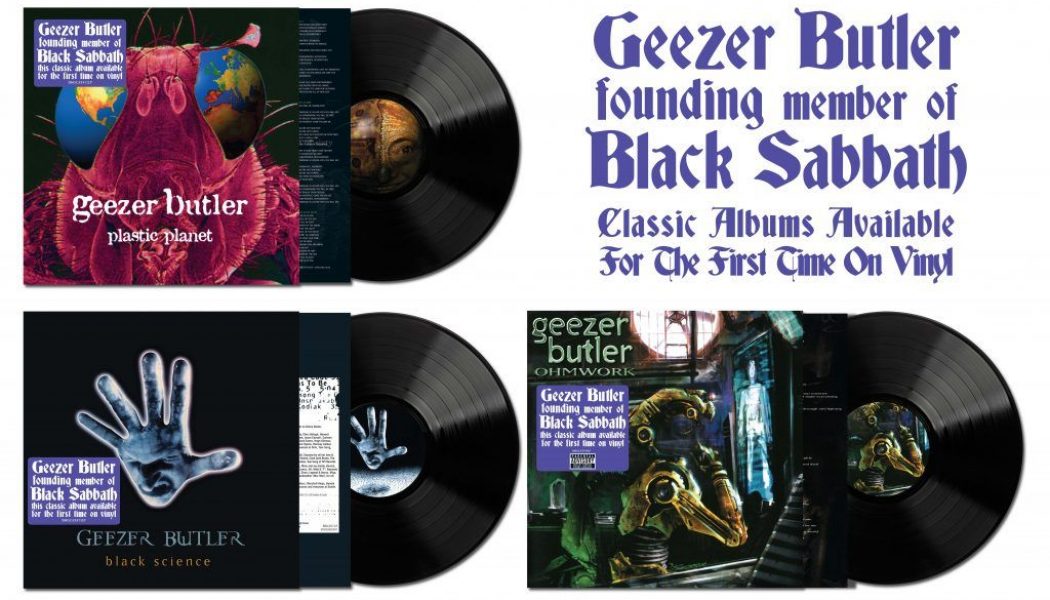 Geezer Butler’s Three Solo Albums to Get First-Ever Vinyl Release