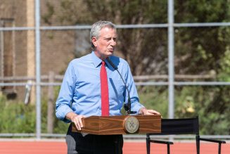 Giant “F*CK CUOMO AND DE BLASIO” Message Painted On Brooklyn Street