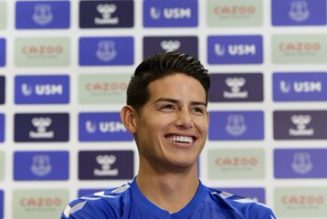 ‘Happy’: James Rodriguez shares brilliant reaction on Twitter after signing for Everton