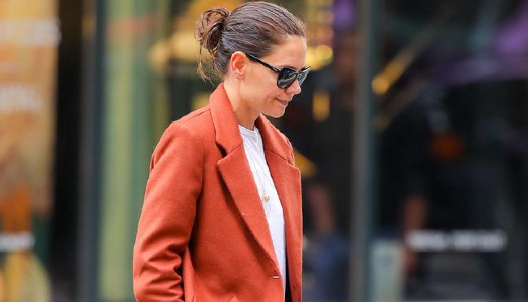 Katie Holmes’ Mango Joggers Are The Perfect WFH Staple