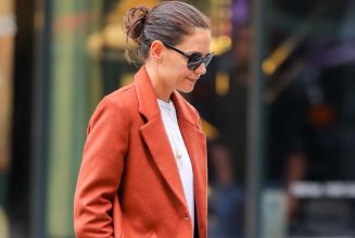 Katie Holmes’ Mango Joggers Are The Perfect WFH Staple