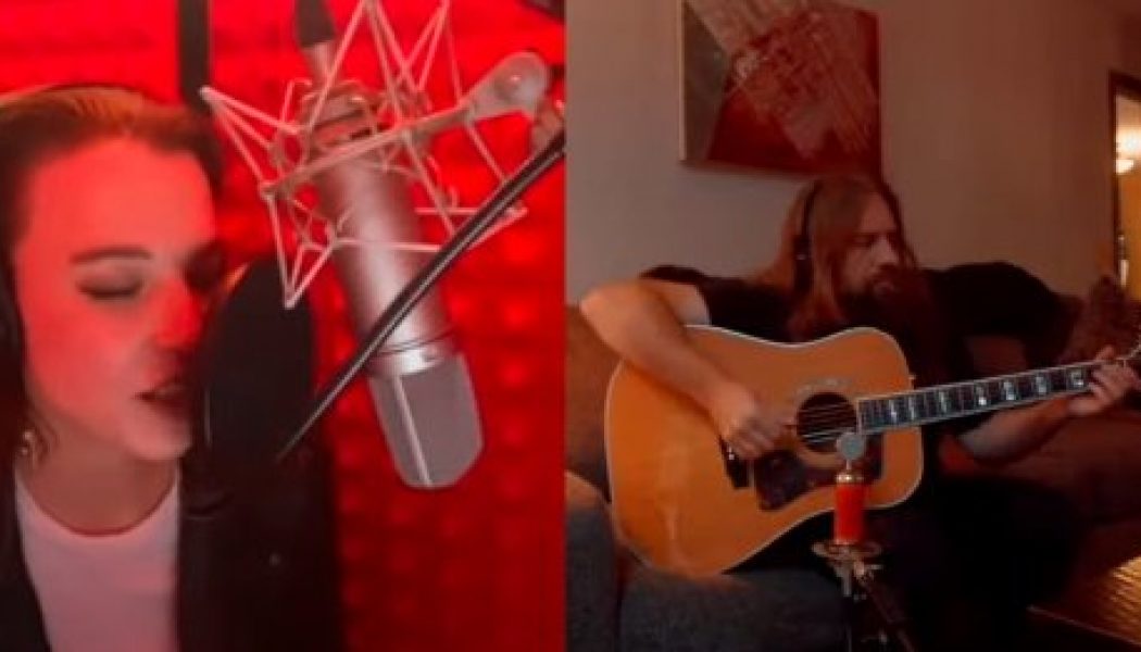 LAMB OF GOD’s MARK MORTON And HALESTORM’s LZZY HALE Perform Quarantine Acoustic Cover Of THE BLACK CROWES’ ‘She Talks To Angels’