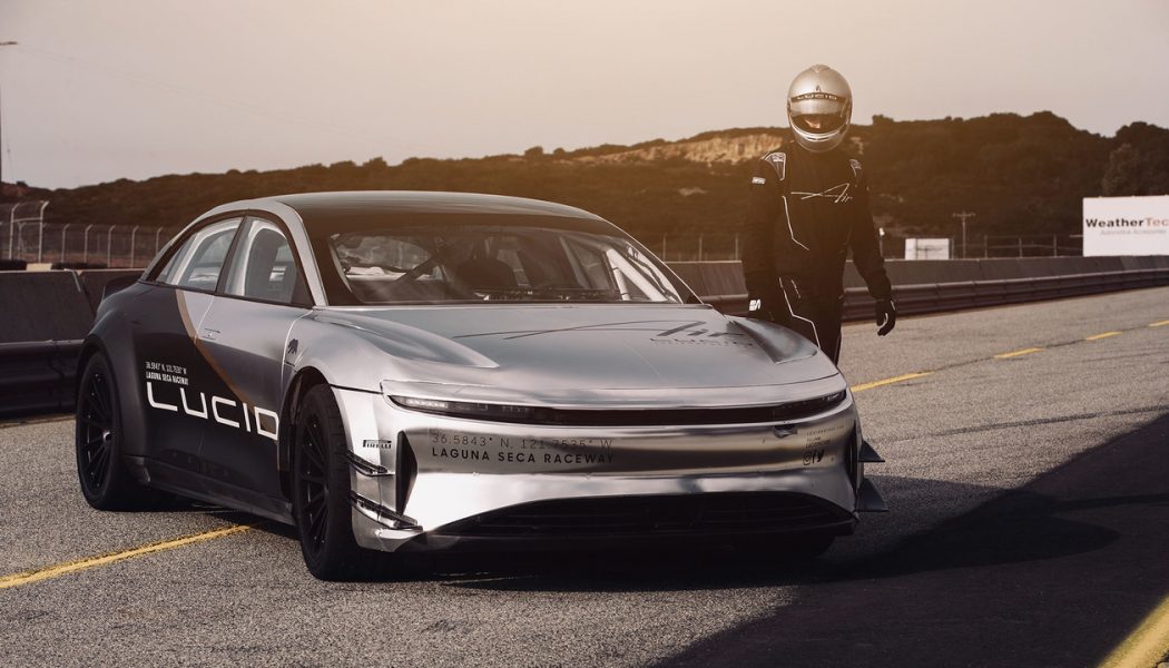 Lucid Air Tri-Motor Prototype Aims to Usurp the Tesla Model S Plaid