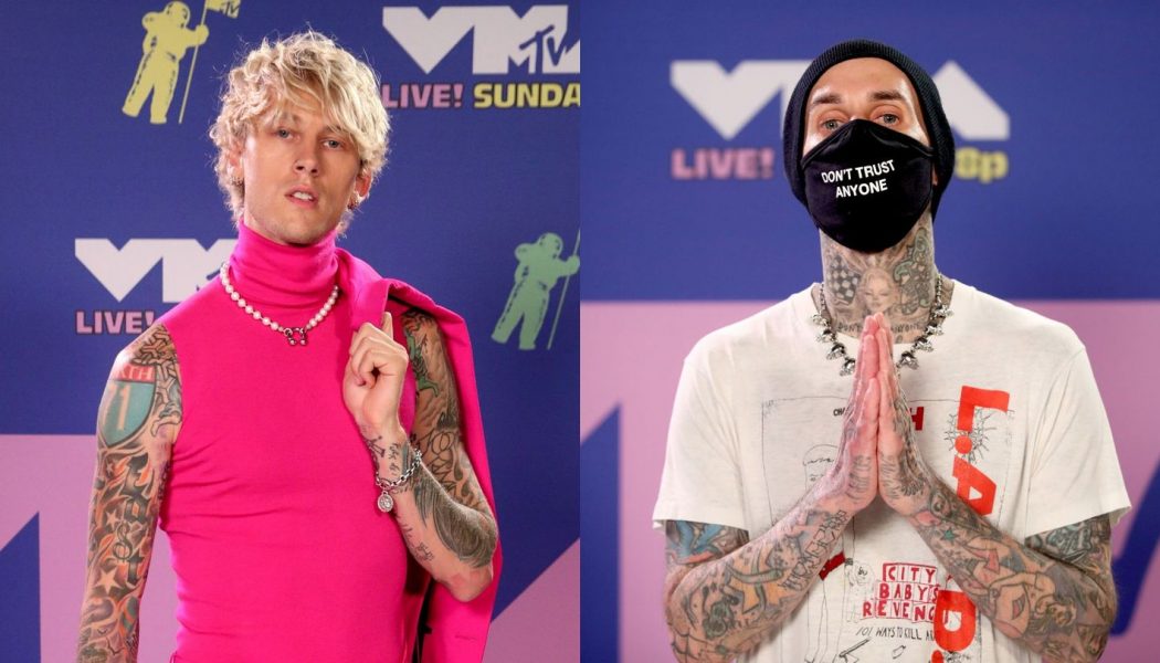 Machine Gun Kelly Recruits Blackbear And Travis Barker For A VMA Pop-Punk Explosion