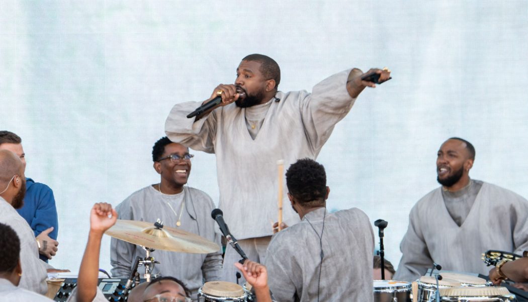 MAGA Acolyte Kanye West Walks On Water During Sunday Service