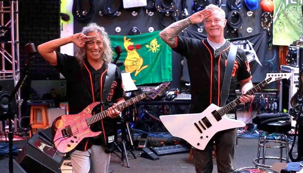 Metallica Perform National Anthem Remotely at San Francisco Giants Game: Watch