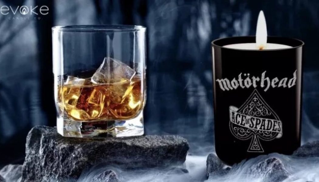 MOTÖRHEAD’s Official ‘Ace Of Spades’ Candle Features A ‘Smoked Whiskey’ Fragrance