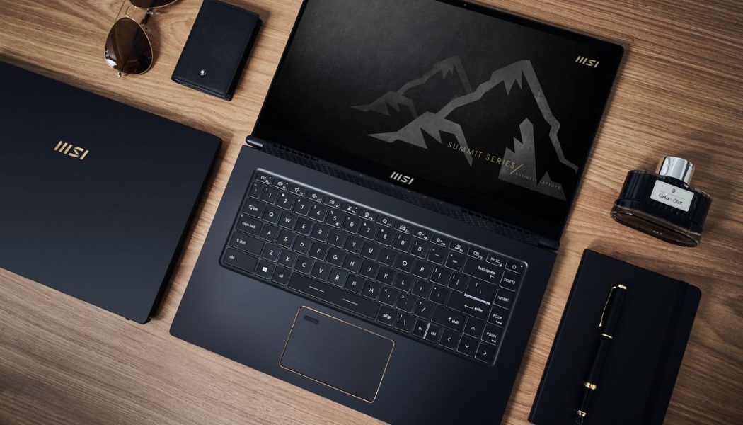 MSI’s Summit series are slim business laptops for remote workers