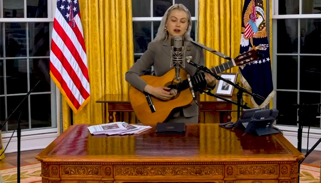 Phoebe Bridgers Takes Tiny Desk to the Oval Office