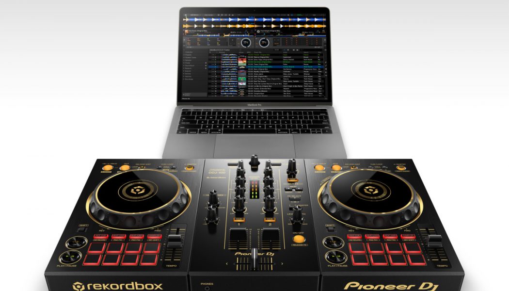 Pioneer’s Limited Edition DDJ-400-N Controller is a Portable, Gold-Dipped Nugget for Precision DJing