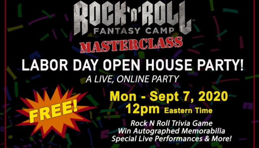 RUDY SARZO, STEPHEN PERKINS, BILLY SHEEHAN, Others To Take Part In ROCK ‘N’ ROLL FANTASY CAMP’s ‘Labor Day Open House Party’