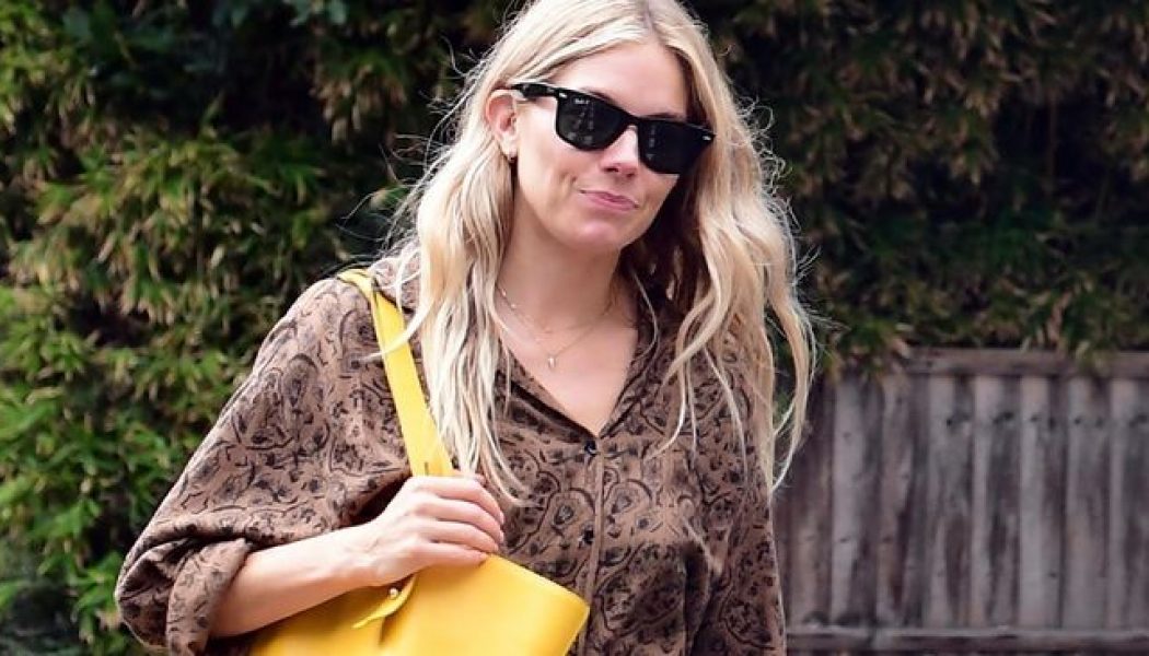 Sienna Miller Just Wore This Anti-Skinny Jeans Trend