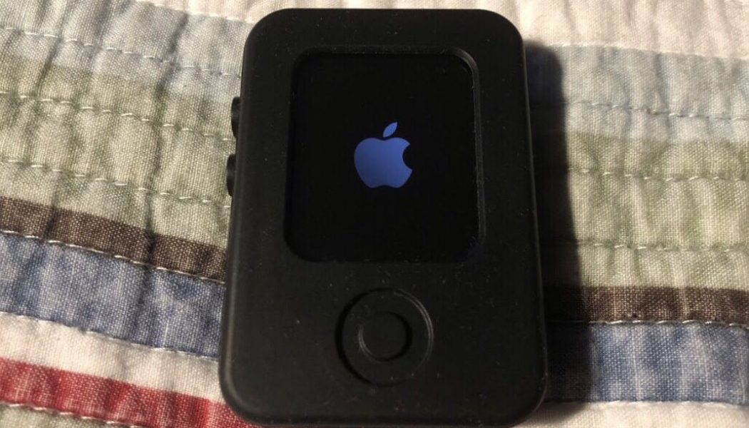 This suspected Apple Watch prototype is disguised as a tiny iPod