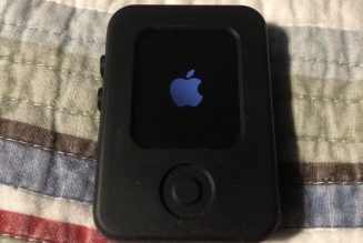 This suspected Apple Watch prototype is disguised as a tiny iPod