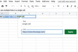 Today I learned Google Sheets now lets you link multiple words in a single cell