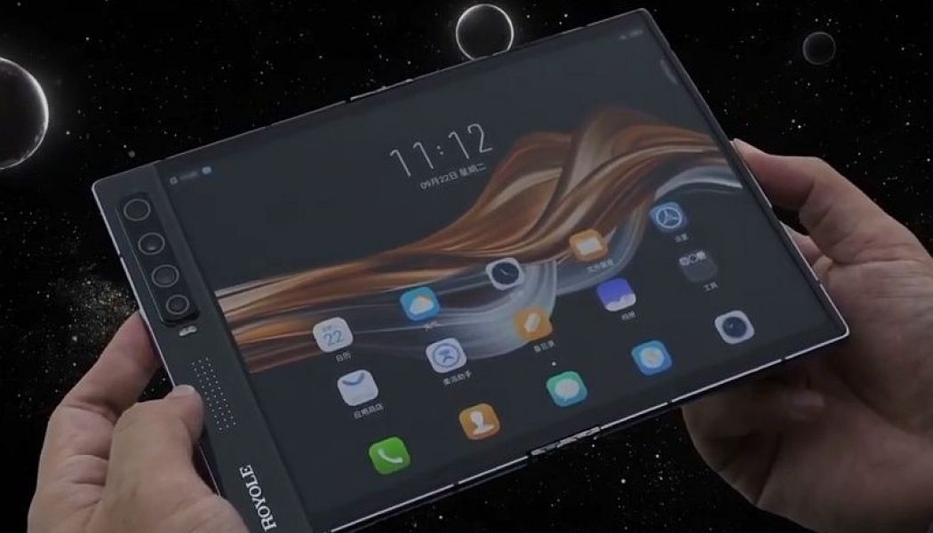 Watch a demo of Royole’s new folding phone, on sale today for roughly $1,500