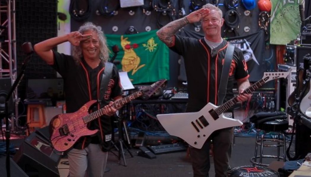 Watch METALLICA Perform National Anthem Before SAN FRANCISCO GIANTS Vs. COLORADO ROCKIES Game