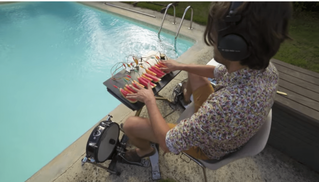 Watch This Musician Create a Funky Dance Track with Watermelon and Kiwi as His Instruments