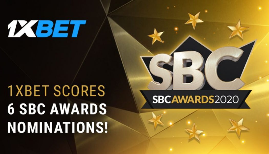 1xBet shines with 6 nominations at the 2020 SBC Awards