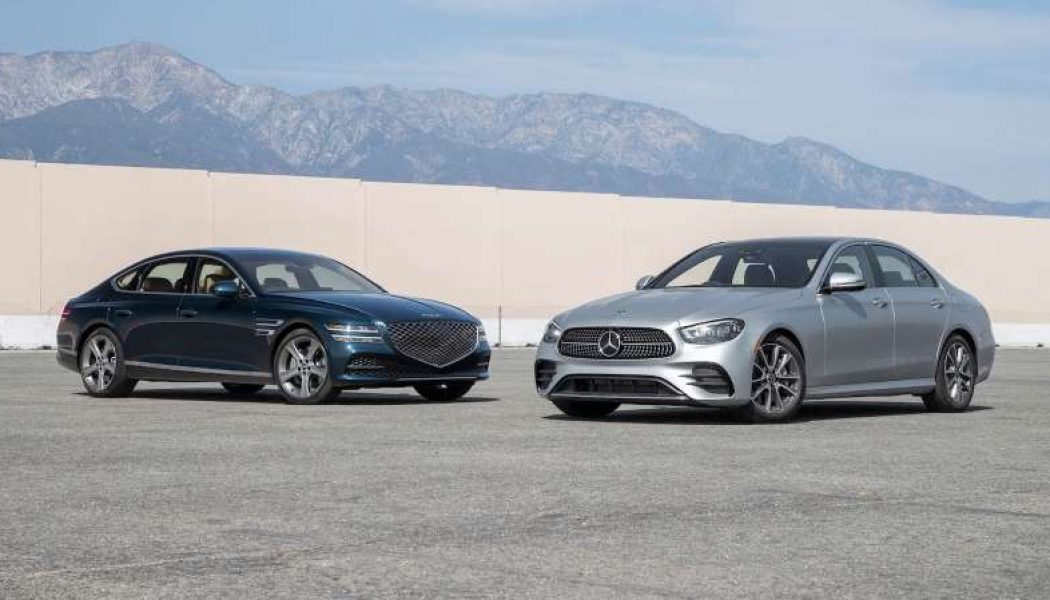 2021 Genesis G80 vs. Mercedes-Benz E450: Luxury Midsizers Meet In the Middle