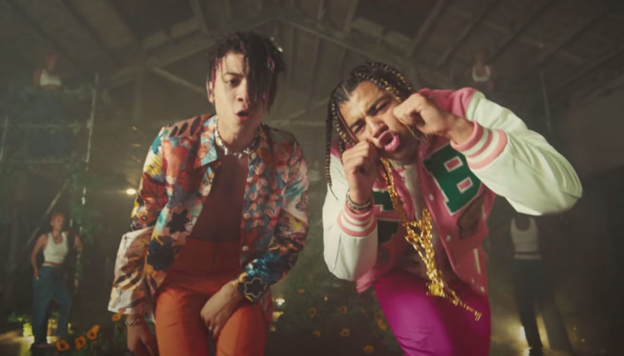 24kgoldn And Iann Dior Bring The Energy For Mood Performance On Kimmel Watch Wazup Naija