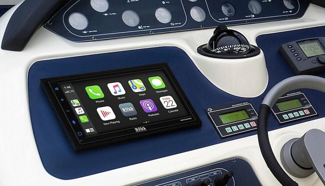 Avast! Boss Audio’s new weatherproof touchscreen brings CarPlay and Android Auto to boats