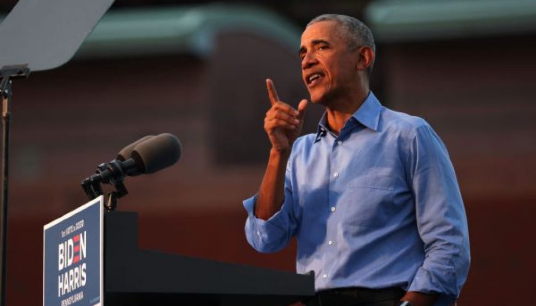 Barack Obama Slams President Trump During Campaign Speech For Joe Biden