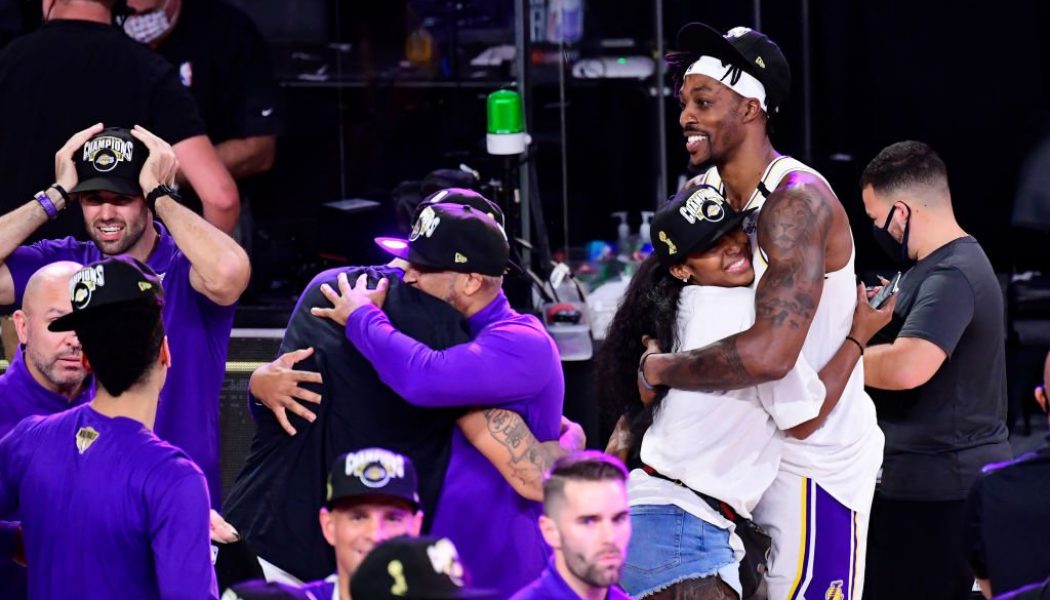 Dwight Howard Gets Emotional In Lakers Championship Post-Game Video