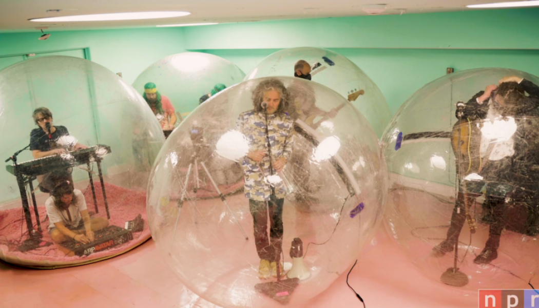 Flaming Lips Perform Tiny Desk Concert In Their Signature Bubbles