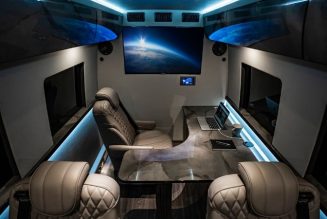 For VIPs on the Go, This Inkas Mercedes Sprinter Is Both Limo and Office