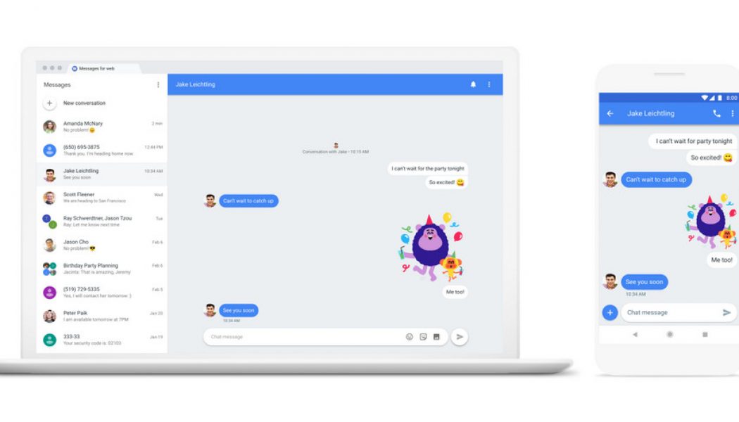 How to text from your computer with Android Messages