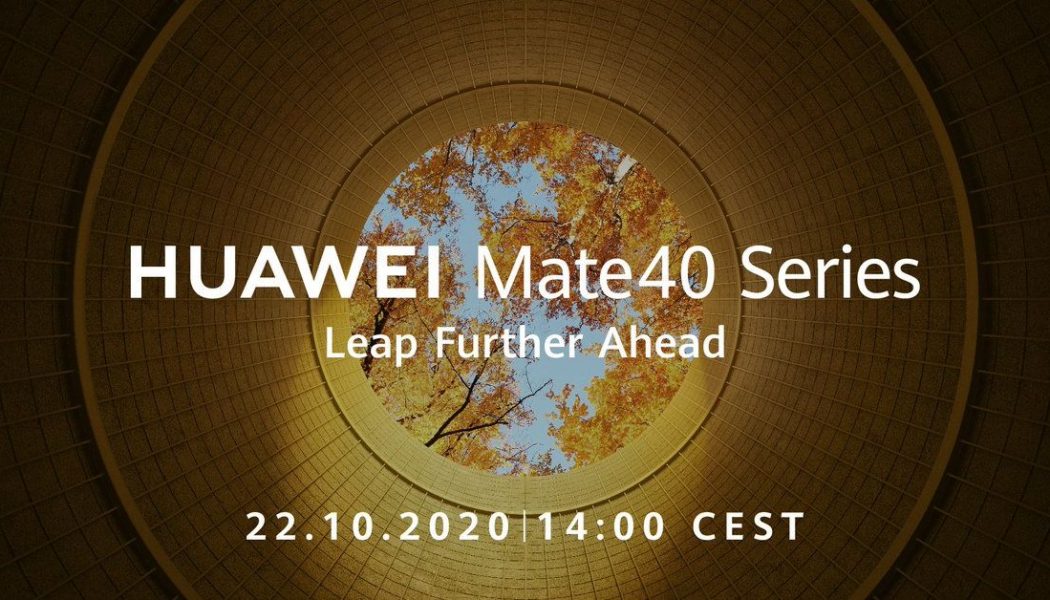 Huawei tweets it will debut its Mate 40 devices on October 22nd