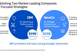 IBM will spinoff legacy business to focus on cloud and AI services