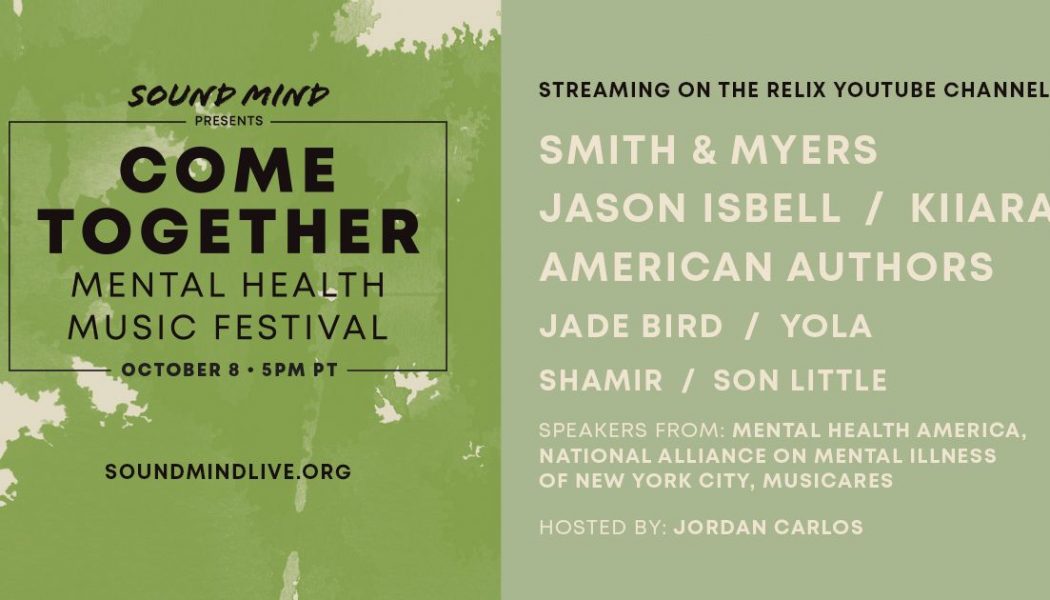 Jason Isbell, Yola, Shamir Playing Come Together: Mental Health Music Festival