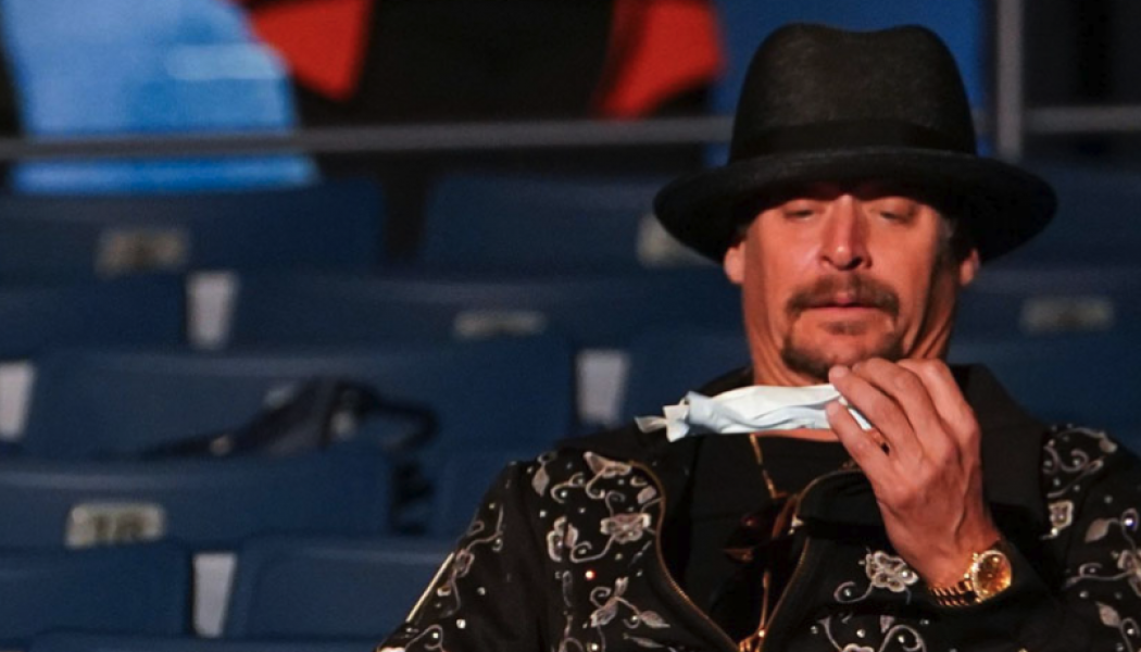 Kid Rock Attended the Presidential Debate and Had to Be Told to Wear a Mask