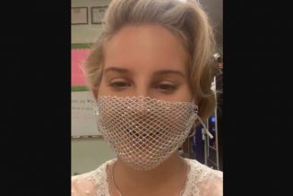 Lana Del Rey Criticized for Wearing Mesh Face Mask