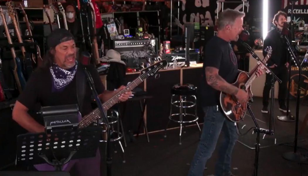 METALLICA Shares Preview Of ‘Live & Acoustic From HQ’ Streaming Charity Event