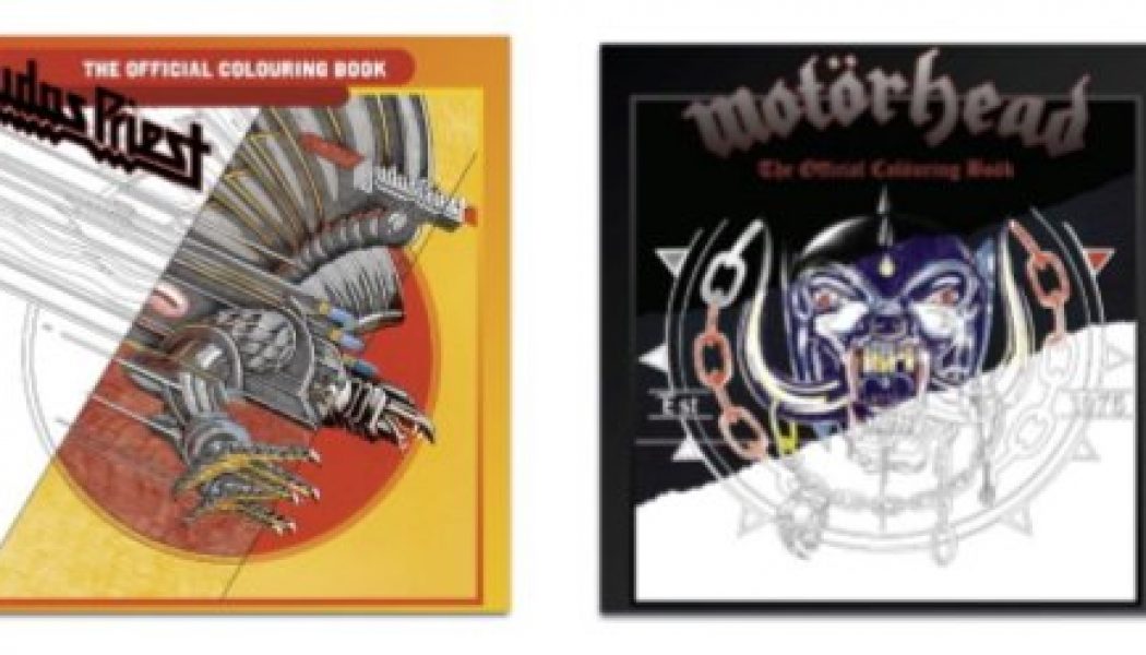 MOTÖRHEAD And JUDAS PRIEST Officially Licensed Coloring Books Now Available