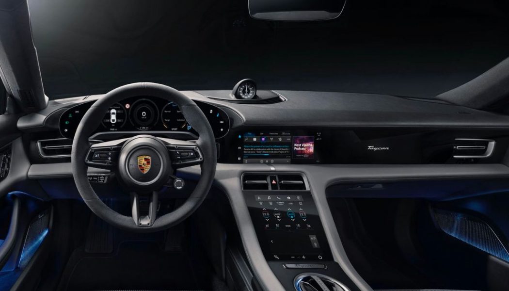 Porsche’s Taycan is the first car with a native Apple Podcasts app