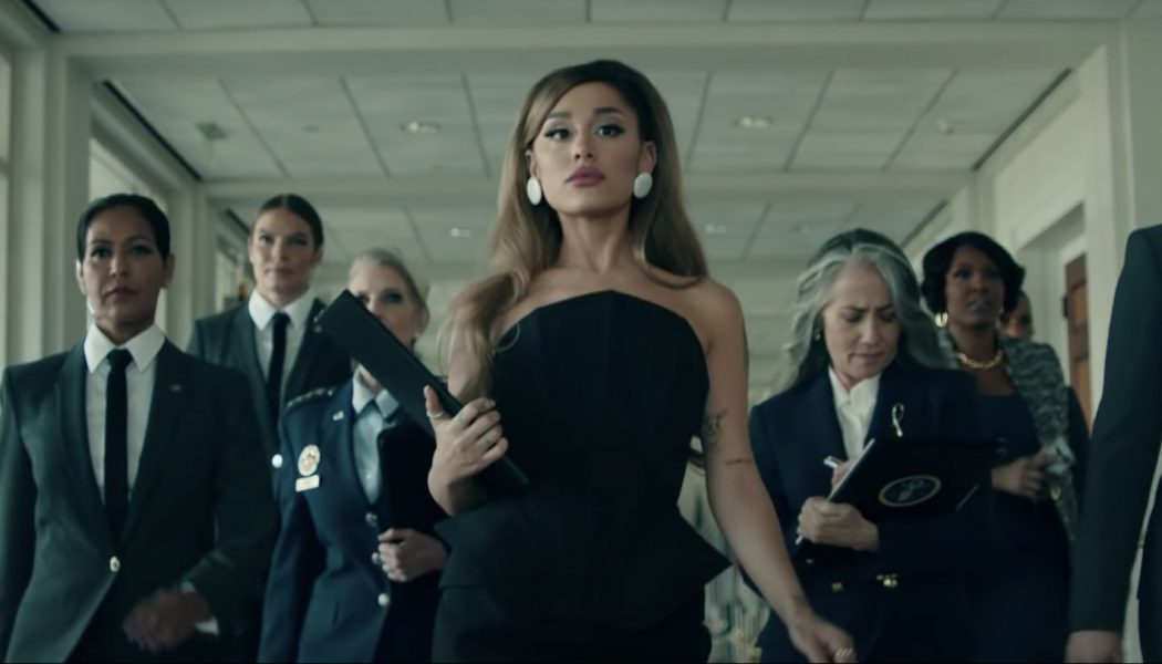 President Ariana Grande Does It All In Head-Spinning ‘Positions’ Video