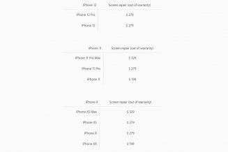 Repairing the iPhone 12’s ceramic-protected OLED display costs $279