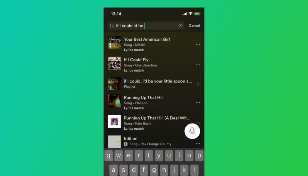 Spotify Now Allows Users to Search Using Song Lyrics