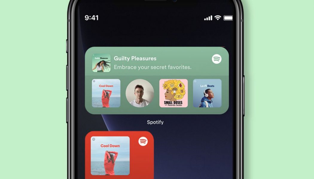 Spotify now has its own iOS 14 widget