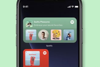 Spotify now has its own iOS 14 widget