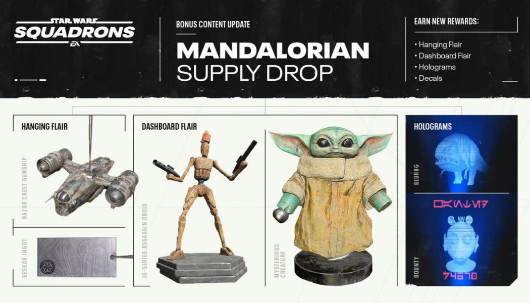 Star Wars: Squadrons is getting a Baby Yoda bobblehead