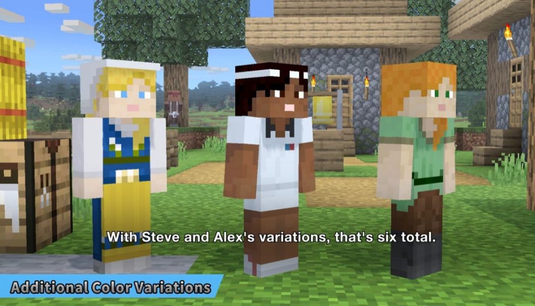 Steve and Alex from Minecraft are coming to Super Smash Bros. Ultimate on October 13th, and here are their moves