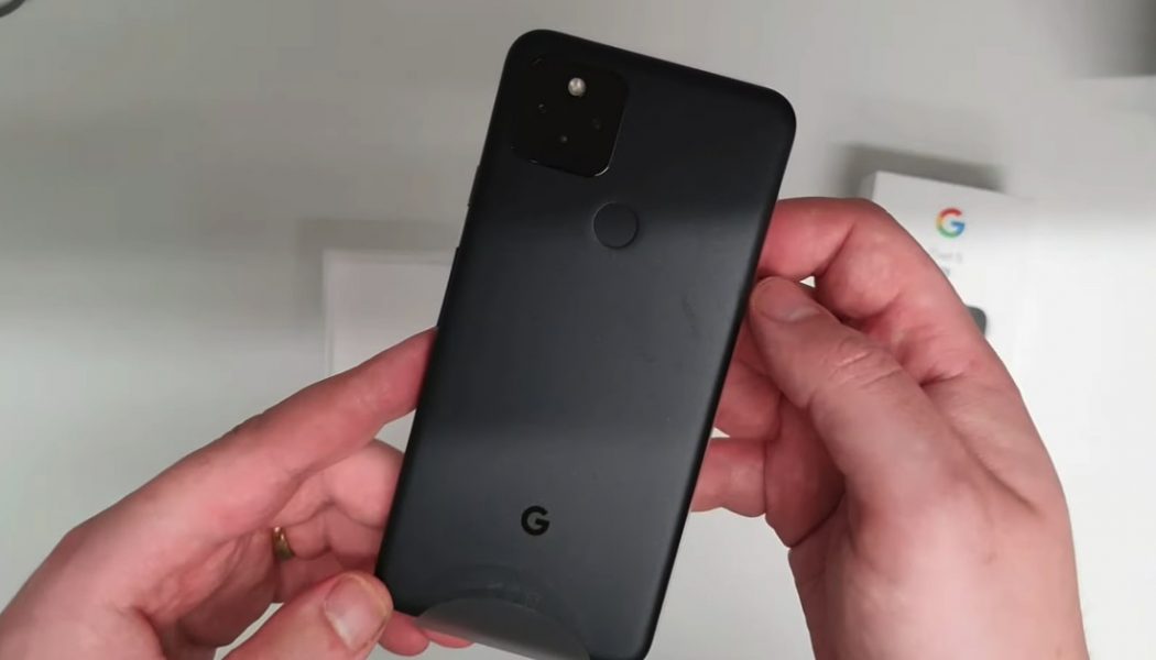 The just-announced Pixel 5 has somehow already been unboxed