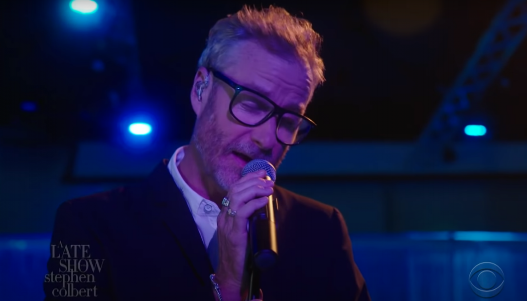 The National’s Matt Berninger Performs “One More Second” on Colbert: Watch