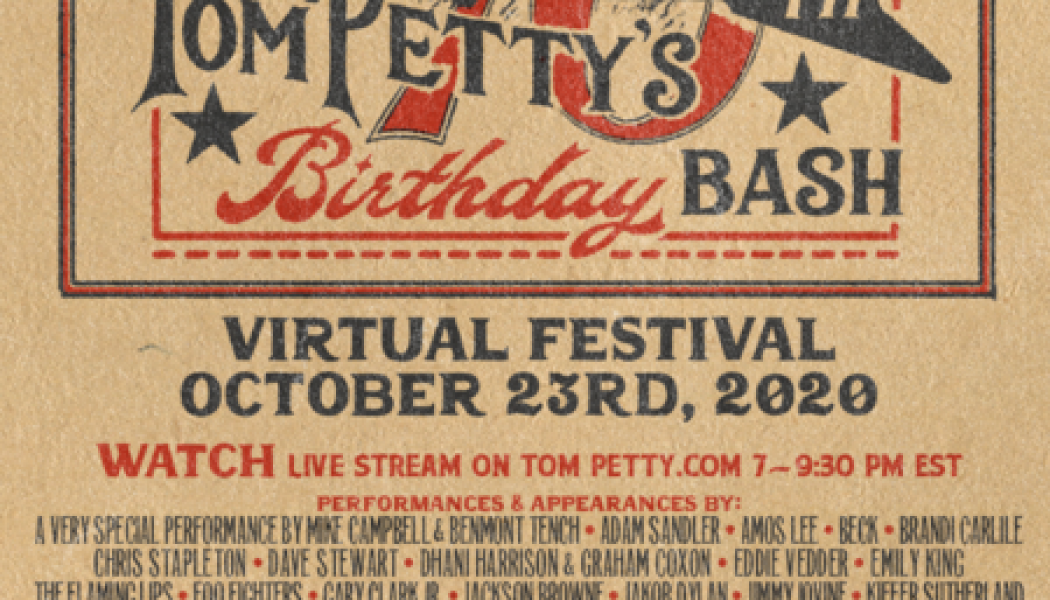 Tom Petty Estate Announces 70th Birthday Bash with Stevie Nicks, Foo Fighters, The Heartbreakers & More