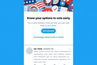 Twitter is adding prompts, hashtags, and emoji to promote early voting in the US